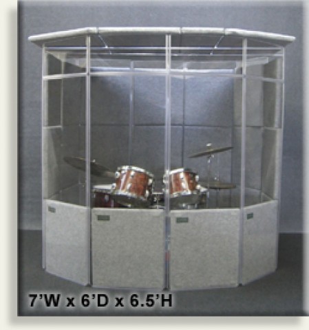 ClearSonic Mini Mega Drum Isolation Booth